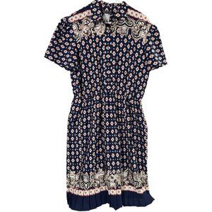 Breli Originals Large? Paisley Dress Union Label Made USA  VINTAge Pleated